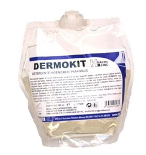 Dermokit sabonete líquido desinfectante 800ml x 6Un.