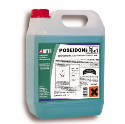 Poseidon detergente multiusos superconcentrado ecolabel perfumado 5lt