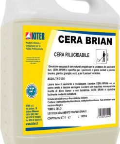 Cera brian cera lustrável para todos os pavimentos 5lt