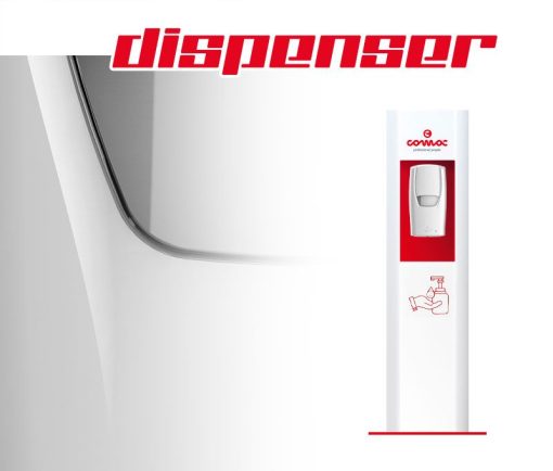 Dispensador saboneteira automatica  de desinfectante gel Comac