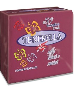 Guardanapos 2 folhas - 50 unidades Vermelho escuro - Cx com 24 pacotes