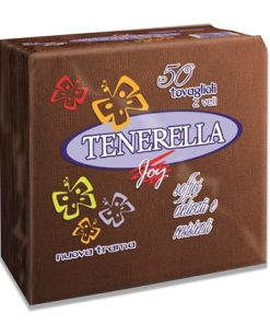 Guardanapos 2 folhas - 50 unidades Chocolate/castanho - Cx com 24 pacotes