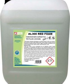 Al 300 red foam detergente desincrustante ácido superactivo 25kg