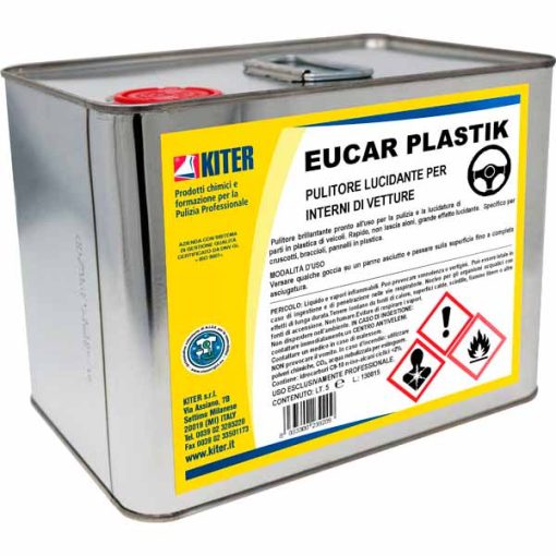 Eucar plastik limpeza e abrilhantador, para o
interior de veículos 5lt