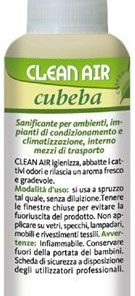 Clean Air Cubeba dambientador, esodorizante e Higienizante 125Ml x 16Un.