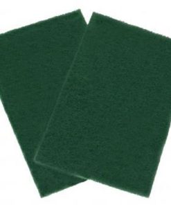 Esfregão verde abrasivo