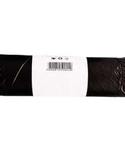 Saco para lixo preto 100lt. rolo de 10 sacos.