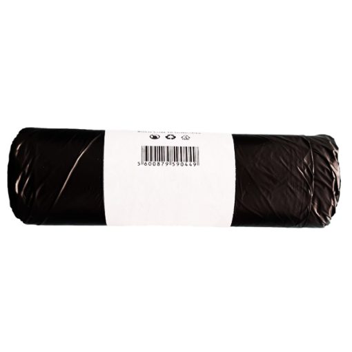 Saco para lixo preto 100lt. rolo de 10 sacos.